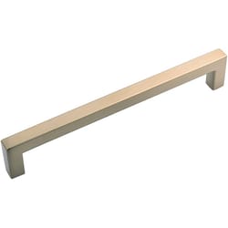 Hickory Hardware Skylight Contemporary Bar Cabinet Pull 6-5/16 in. Elusive Golden Nickel 1 pk