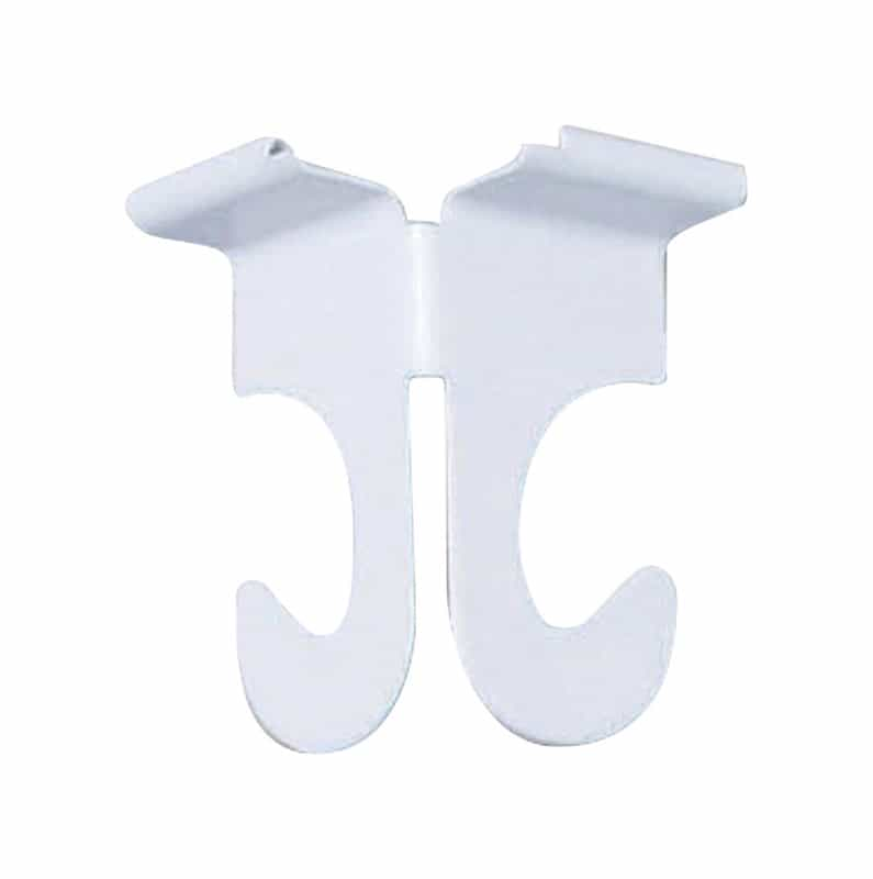 Panacea White Steel 2 In H Sturdy Drop Ceiling Track Hooks