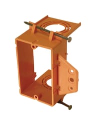 Cantex 3-3/4 in. Rectangle PVC 1 gang Junction Box Orange