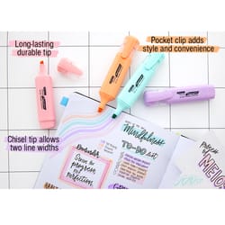Bazic Products Assorted Chisel Tip Highlighter 4 pk