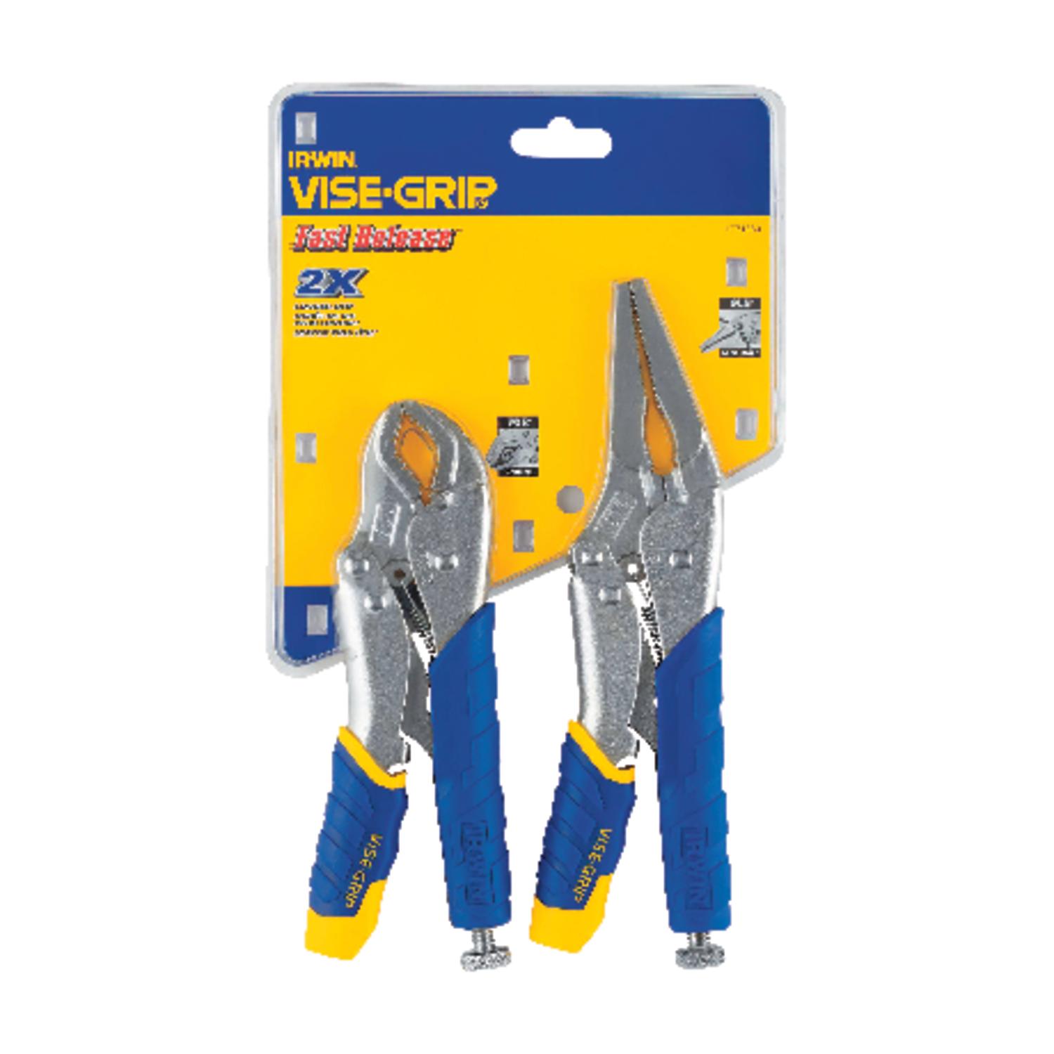 Irwin Vise-Grip 2 pc Alloy Steel Fast Release Locking Pliers