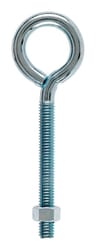 Hampton 3/8 in. X 5 in. L Zinc-Plated Steel Eyebolt Nut Included