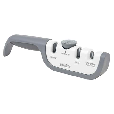 JIFF 10-SECOND KNIFE & SCISSORS SHARPENER - GRAY