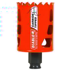 Diablo Snap-Lock Plus 2 in. Carbide Tipped 2-3/8 in. L X 3/8 in. D Hole Saw