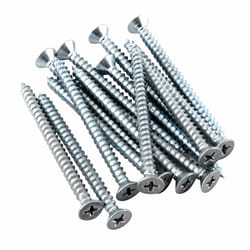 Knape & Vogt Silver Cast Zinc Shelf Screws 0.75 in. L