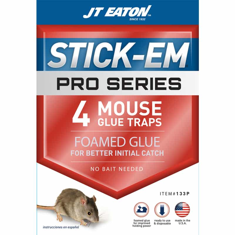 JT Eaton Stick-Em Pro Series Glue Trap For Insects and Mice 4 pk - Ace