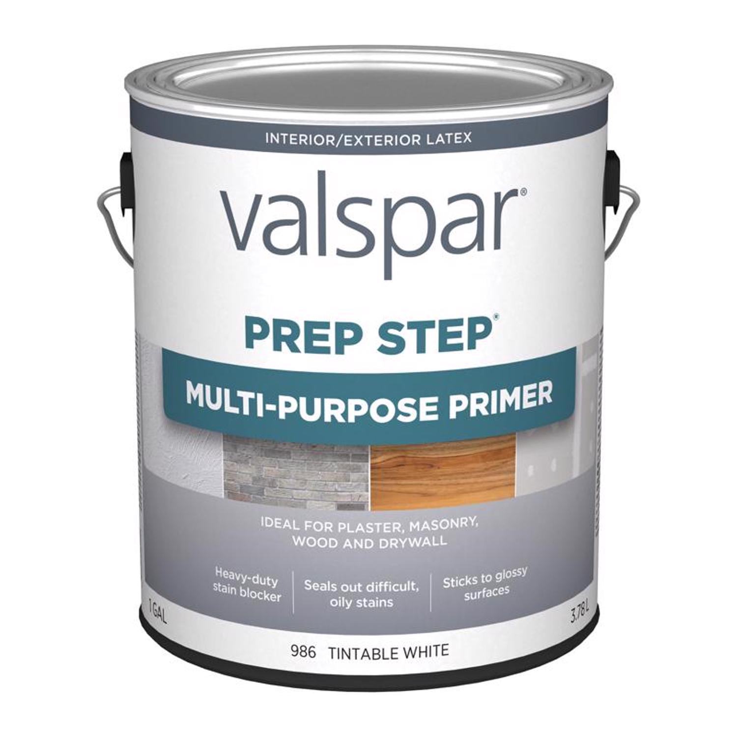 Valspar Pristine White Enamel Paint Exterior and Interior 1 gal