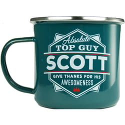 Top Guy Scott 14 oz Multicolored Steel Enamel Coated Mug 1 pk