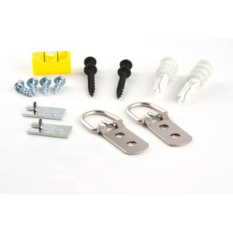 Hangman Silver D-Ring Hanger 100 lb 2 pk Hangman Silver D-Ring Hanger 100 lb 2 pk