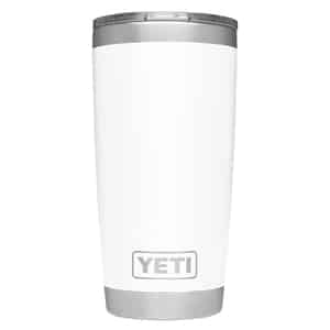 YETI  Rambler  White  Stainless Steel  MagSlider  Insulated Tumbler  BPA Free 20 oz. 