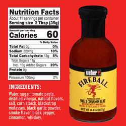 Weber Sazerac Fireball BBQ Sauce 14.3 oz