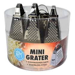 R&M International Corp Silver Stainless Steel Mini Grater