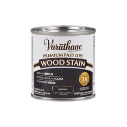 Varathane Premium Ebony Oil-Based Fast Dry Wood Stain 1/2 pt