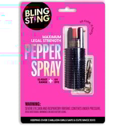 Blingsting Black Plastic Pepper Spray