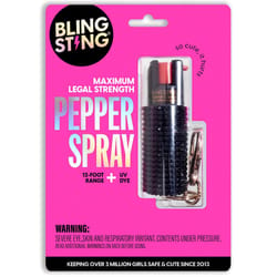 Blingsting Black Plastic Pepper Spray