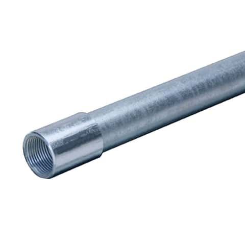 Allied Moulded 1-1/4 in. D X 10 ft. L Galvanized Steel Electrical