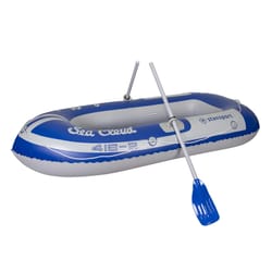 Stansport PVC Inflatable Blue/Gray Sea Cloud Floating Tube 46 in. W X 78 in. L