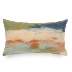 Liora Manne Visions I Multicolored Casual Polyester Throw Pillow 12 in. H X 6 in. W X 20 in. L