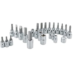 Craftsman 1/4 and 3/8 in. drive S 6 Point Socket and Bit Set 25 pc