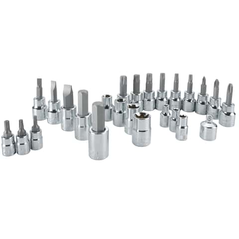 Craftsman 25 pc 1/4 and 3/8 in. Drive 6 Point Socket and Bit Set
