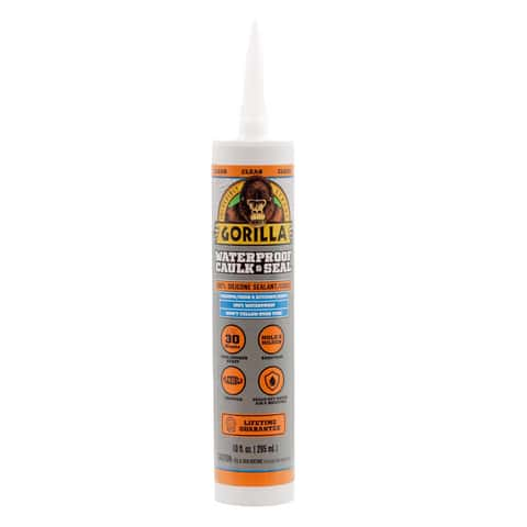 Gorilla Clear Silicone All Purpose Sealant 10 oz - Ace Hardware