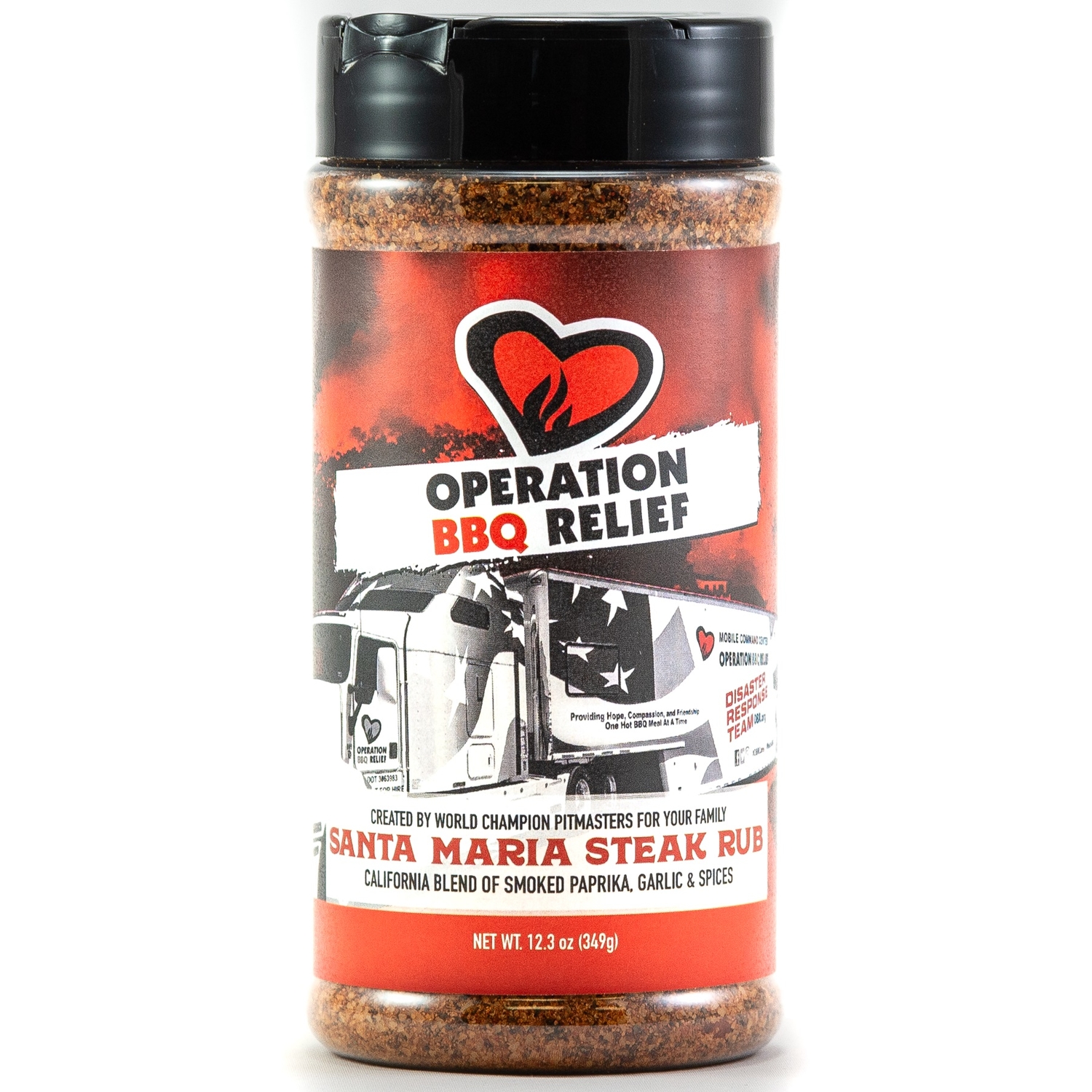 Operation BBQ Relief Santa Maria Steak Seasoning Rub 11.1 oz -  OW10114