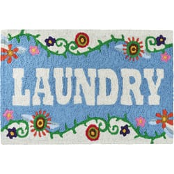 Jellybean 20 in. W X 30 in. L Multi-Color Laundry Room Polyester Accent Rug