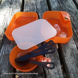 UST Brands PackWare Orange Mess Kit 2.2 in. H X 5 in. W X 6.9 in. L 1 pk