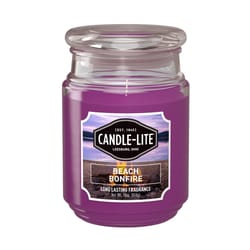 Candle-Lite Purple Beach Bonfire Scent Candle 18 oz