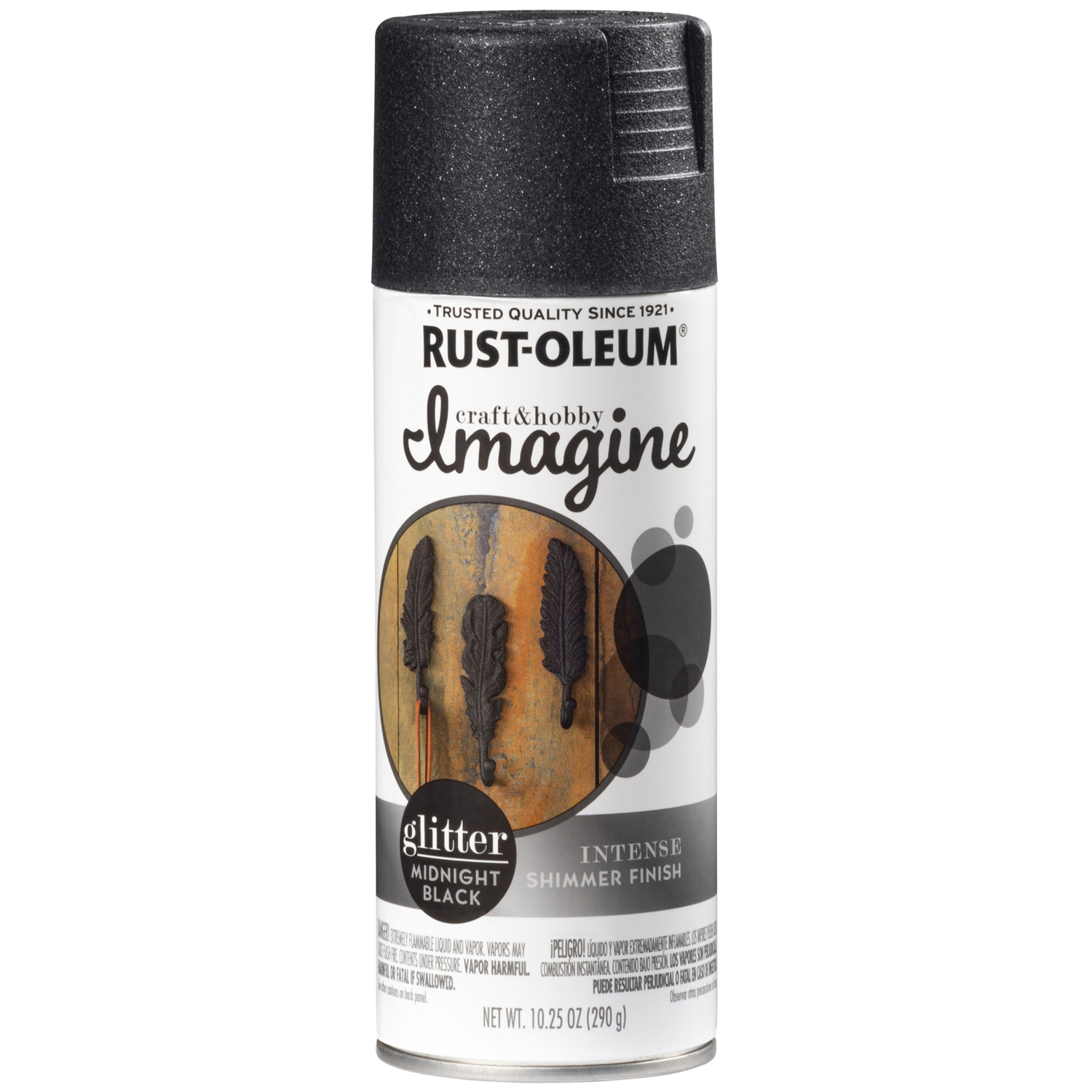 Gold, Rust-Oleum Specialty Glitter Spray Paint- 10.25, 6 Pack, Size: 10.25 oz