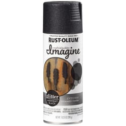 Rust-Oleum Imagine Glitter Midnight Black Spray Paint 10.25 oz