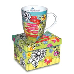 Divinity Flower Curry Mug Ceramic 1 pk