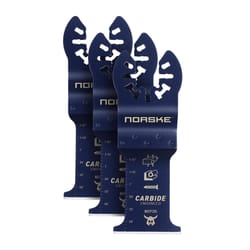 Norske Uni-Fit 1-1/4 in. Carbide Flush Cut Blade Nail-Embedded Wood 3 pk