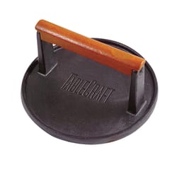 TableCraft BBQ Gray Cast Iron Steak Weight w/Handle