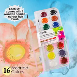 Bazic Products Assorted Water-Based Watercolor 4 oz
