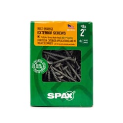 SPAX Multi-Material No. 8 Sizes X 2 in. L T-20+ Wafer Head Serrated Construction Screws