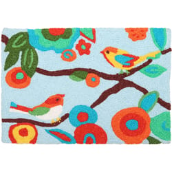 Jellybean 20 in. W X 30 in. L Multi-Color Bright and Shiny Morning Polyester Accent Rug