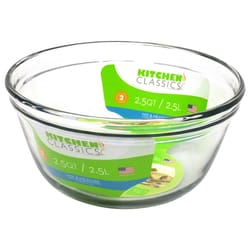 Kitchen Classics 8/1/2 in. W X 8-1/2 in. L Baking Bowl Clear