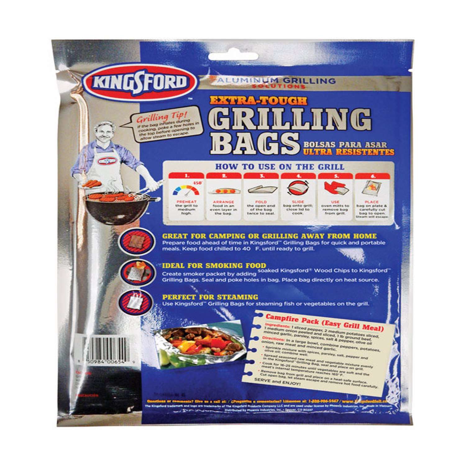 Aluminum grilling clearance bags