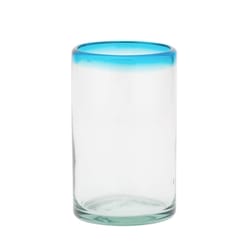 Amici Baja 19 oz Aqua Glass Highball Glass