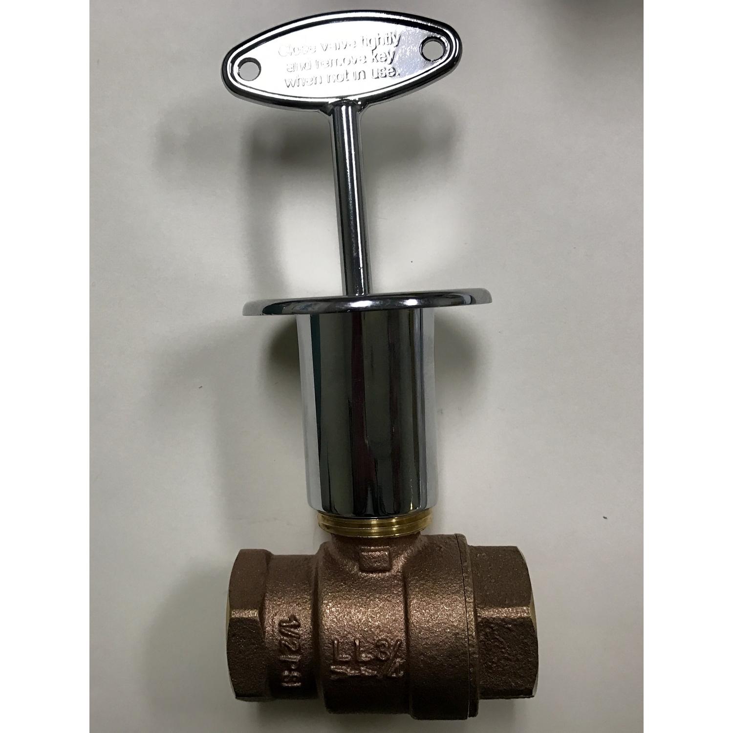 Blue Flame 3/4 in. Brass Quarter-Turn Straight Valve Sansujyuku sansujyuku.com