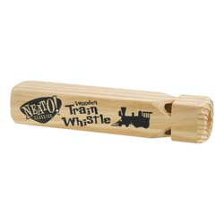 Toysmith Neato Train Whistle Toy Brown