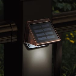 Classy Caps Solar Powered 0.2 W LED Deck Light 1 pk