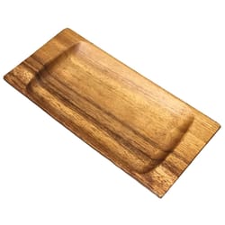 Pacific Merchants Natural Acacia Wood Appetizer Tray 1 pk