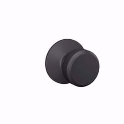 Schlage Bowery Matte Black Knob Right or Left Handed
