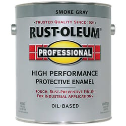 Rust-Oleum Professional Indoor and Outdoor Gloss Smoke Gray Oil-Based Enamel Protective Paint 1 gal