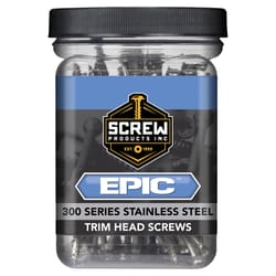 Screw Products EPIC No. 9 X 4 in. L Star Trim Screws 1 lb 60 pk
