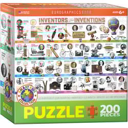 Eurographics Inventors and their Inventions Jigsaw Puzzles Multicolored 200 pc