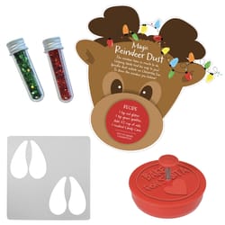 R&M International Corp Multicolored ABS Plastic Magic Reindeer Dust Recipe Kit