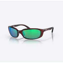 Costa Brine Brown Tortoise Frame Green Lens Polarized Sunglasses